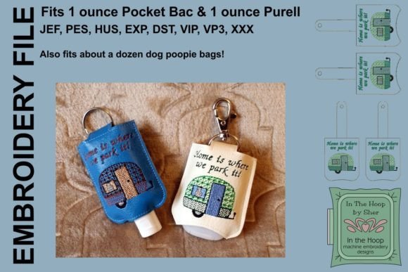 Tiny Camper Hand Sanitizer Holder