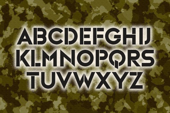 Backfired Font - Preview 1