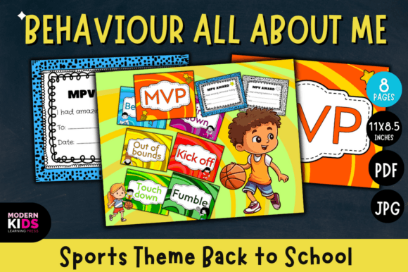 Behavior All About Me Sports Theme Back