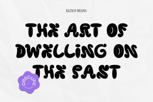 Klexos Font - Preview 5