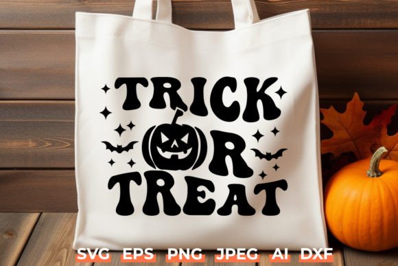 Trick or Treat Retro Halloween SVG