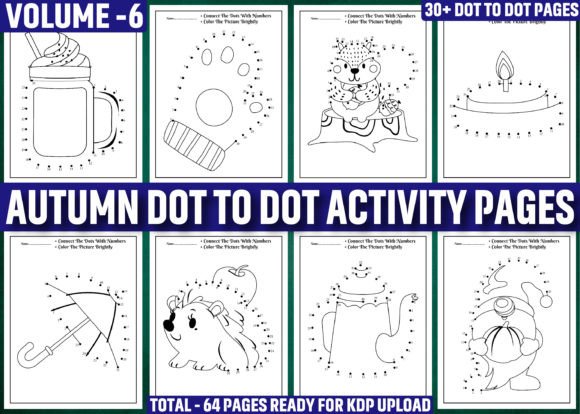 30+ Autumn Dot to Dot Activity Pages