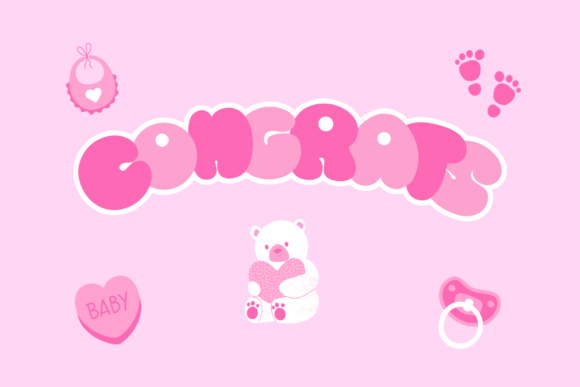 Bubble Font - Preview 1