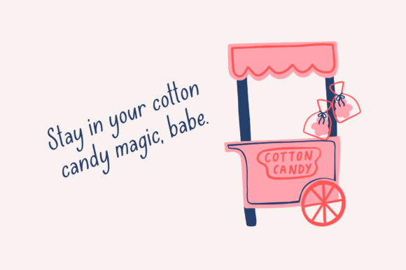 Cotton Candy Font - Preview 1