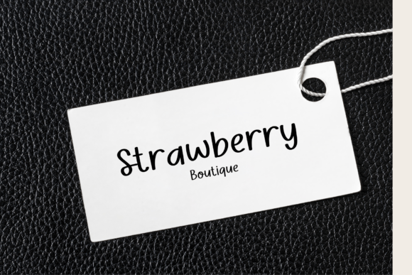 Danish Pastry Font PNG with transparent background - Preview 4