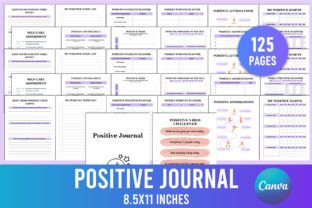 Editable Positive Journal for Canva Graphic by Shumaya · Creative Fabrica