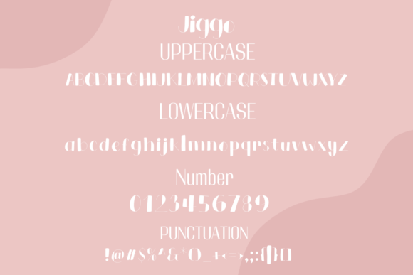Jiggo Font PNG with transparent background - Preview 4