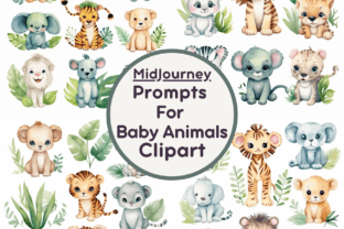Prompts for Baby Animals Clipart Graphic by Milano Creative · Creative ...