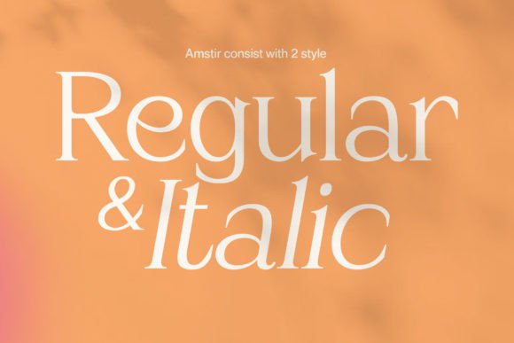 Amstir Font - Preview 1