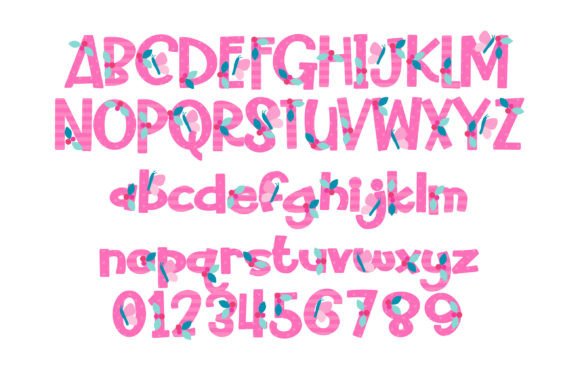 Berry Pink Font - Preview 1