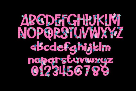 Berry Pink Font - Preview 2