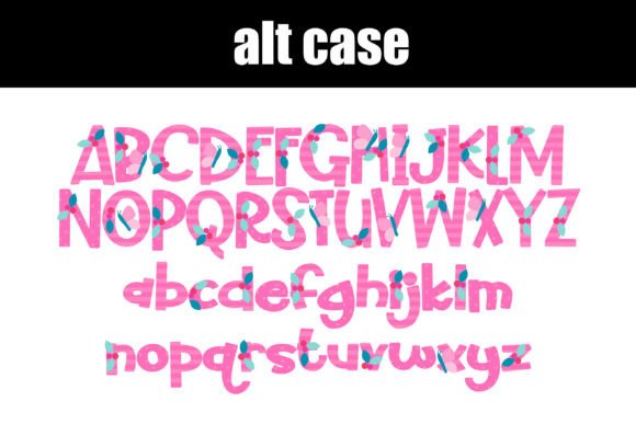 Berry Pink Font - Preview 6