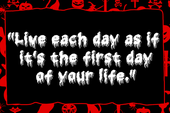 Blood of Witch Font - Preview 2