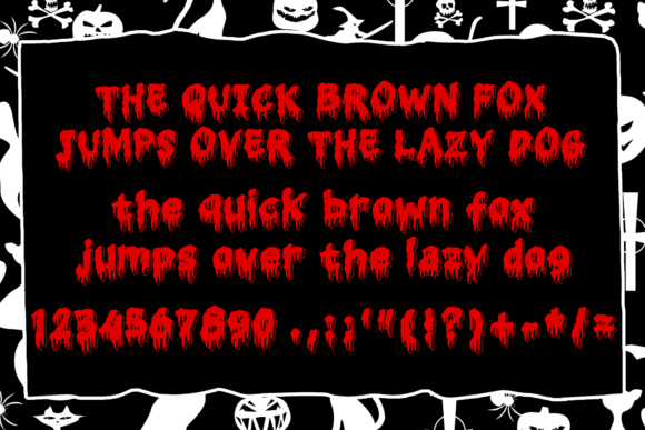 Blood of Witch Font - Preview 3