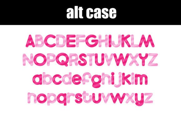 Candy Stick Pink Font - Preview 6