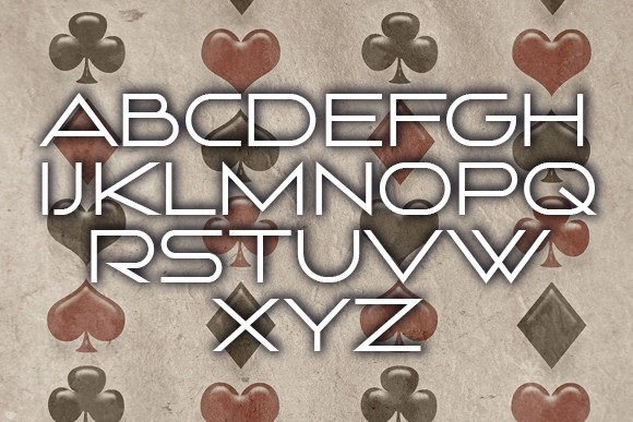 Card Player Font - Preview 1