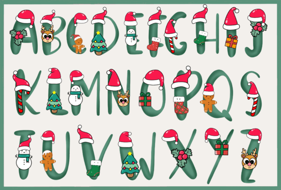 Christmas Cute Font - Preview 1