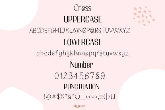 Cross Font - Preview 3