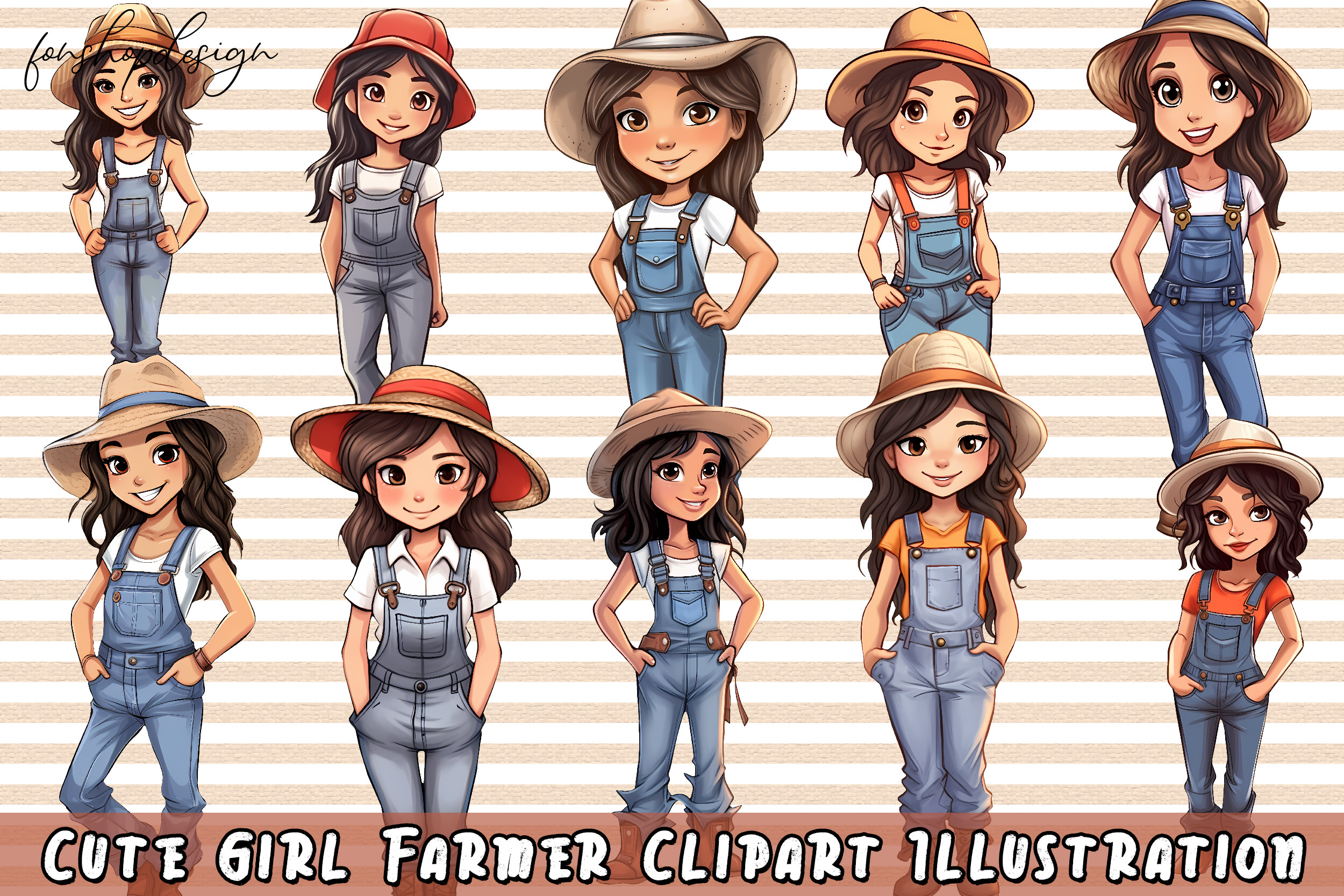 Cute-Girl-Farmer-Clipart-