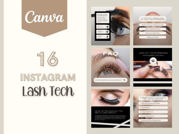 DANA - Lash Tech Instagram Templates