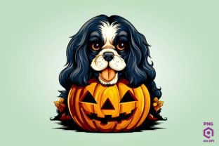 Dog Inside Huge Pumpkin Clipart Bundle Graphic by Quoteer · Creative ...