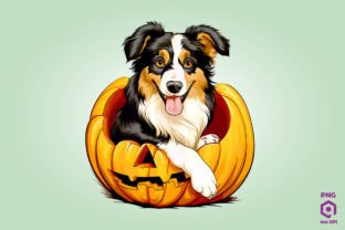 Dog Inside Huge Pumpkin Clipart Bundle Graphic by Quoteer · Creative ...