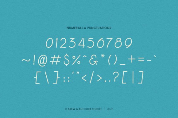Endago Font PNG with transparent background - Preview 2