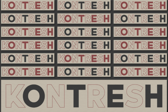 Expressive Font PNG with transparent background - Preview 3
