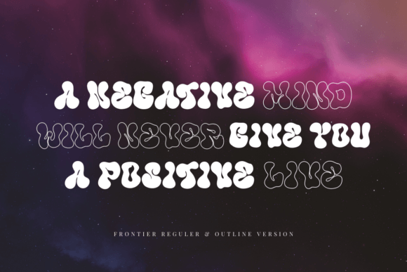 Frontier Font - Preview 2