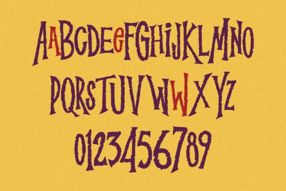 Ghosrain Font - Preview 3