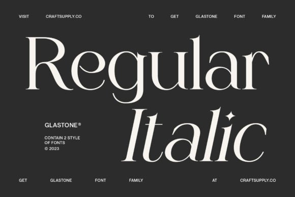 Glastone Font PNG with transparent background - Preview 5