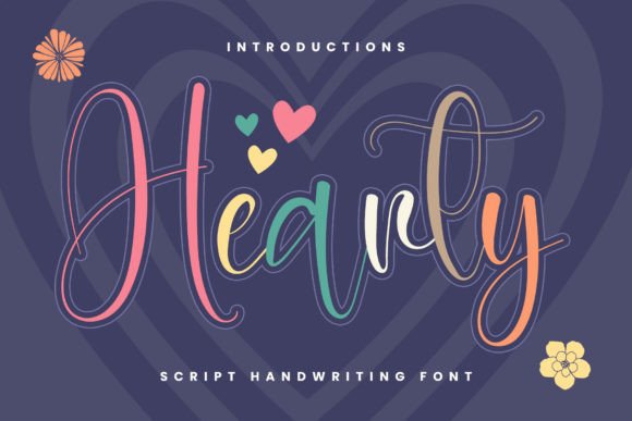 Hearty Font by YanStudio · Creative Fabrica font preview