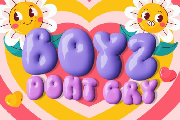 Humble Popstar Font PNG with transparent background - Preview 3