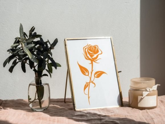 Inspiration Rose Font PNG with transparent background - Preview 3