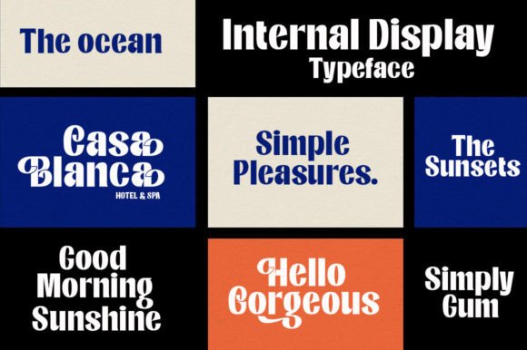 Internal Display Font - Preview 1