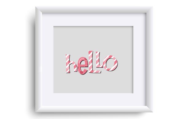 Jolly Pinks Font PNG with transparent background - Preview 4