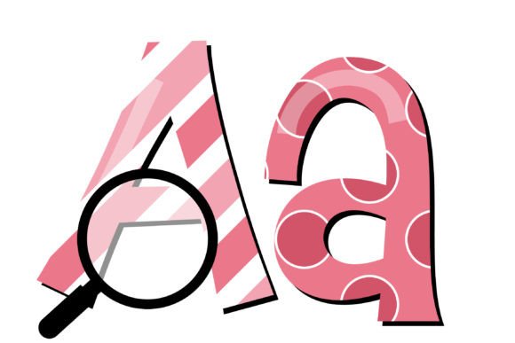 Jolly Pinks Font PNG with transparent background - Preview 5
