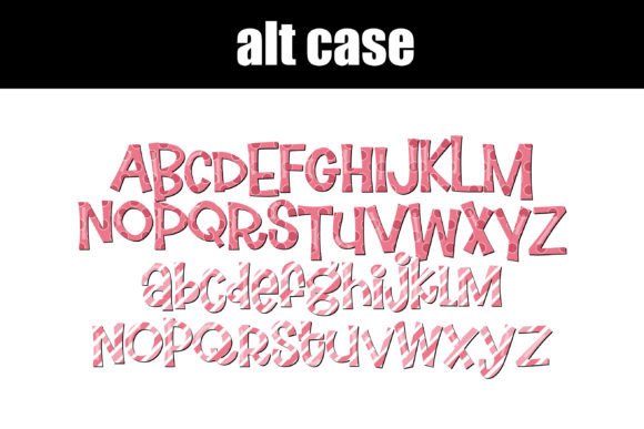Jolly Pinks Font PNG with transparent background - Preview 6