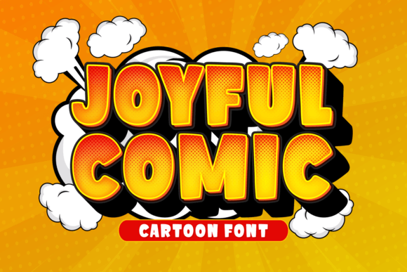 Joyful Comic Font by Creative Fabrica Fonts · Creative Fabrica font preview