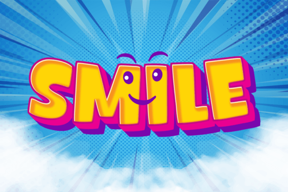 Joyful Comic Font PNG with transparent background - Preview 1