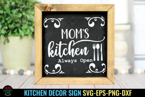 Mom's Kitchen SVG I Kitchen Sign SVG