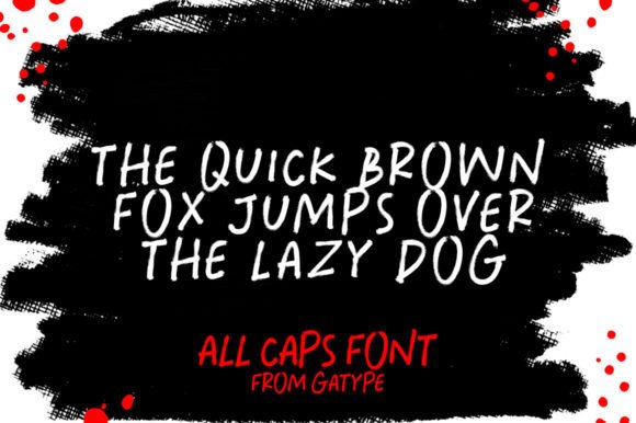 Overland Brush Font PNG with transparent background - Preview 5
