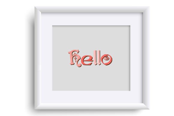 Pinky Mix Font PNG with transparent background - Preview 4