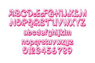 Pretty in Pink Font by Illustration Ink · Creative Fabrica