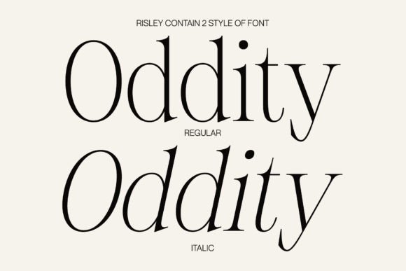Risley Font PNG with transparent background - Preview 2