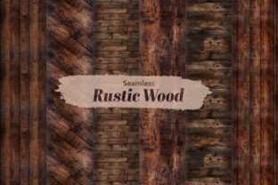 Seamless Rustic Wood Digital Paper Pack Graphic by DifferPP · Creative ...
