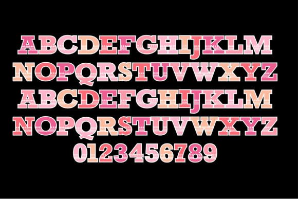 Simply Pink Font font preview - 2