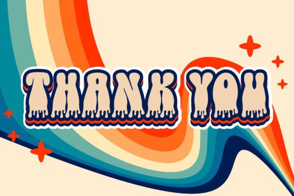 Slime Groovy Font font preview - 4