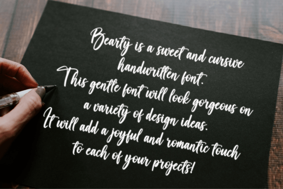 Bearty Font - Preview 1