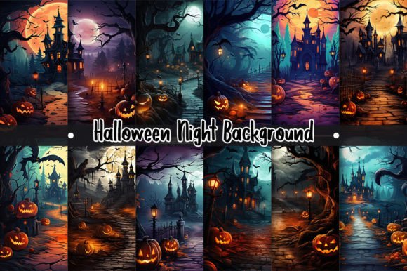 Halloween Night Background